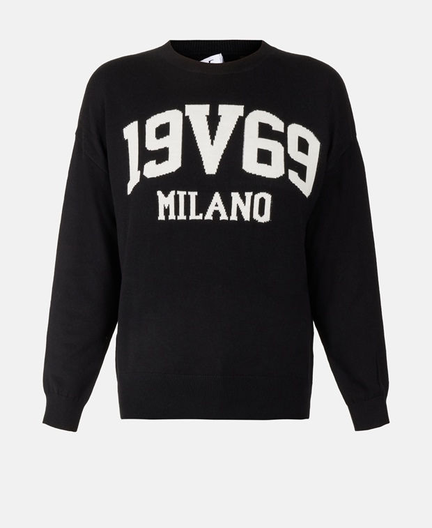 sweatshirt mulher 19v69 italia em saldos com logo baratas