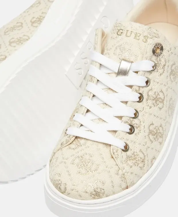 sapatilhas mulher guess brancas em saldos
