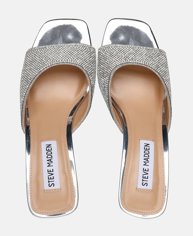 Miniatura: sandálias steve madden em saldos mulher prateadas promoçoes