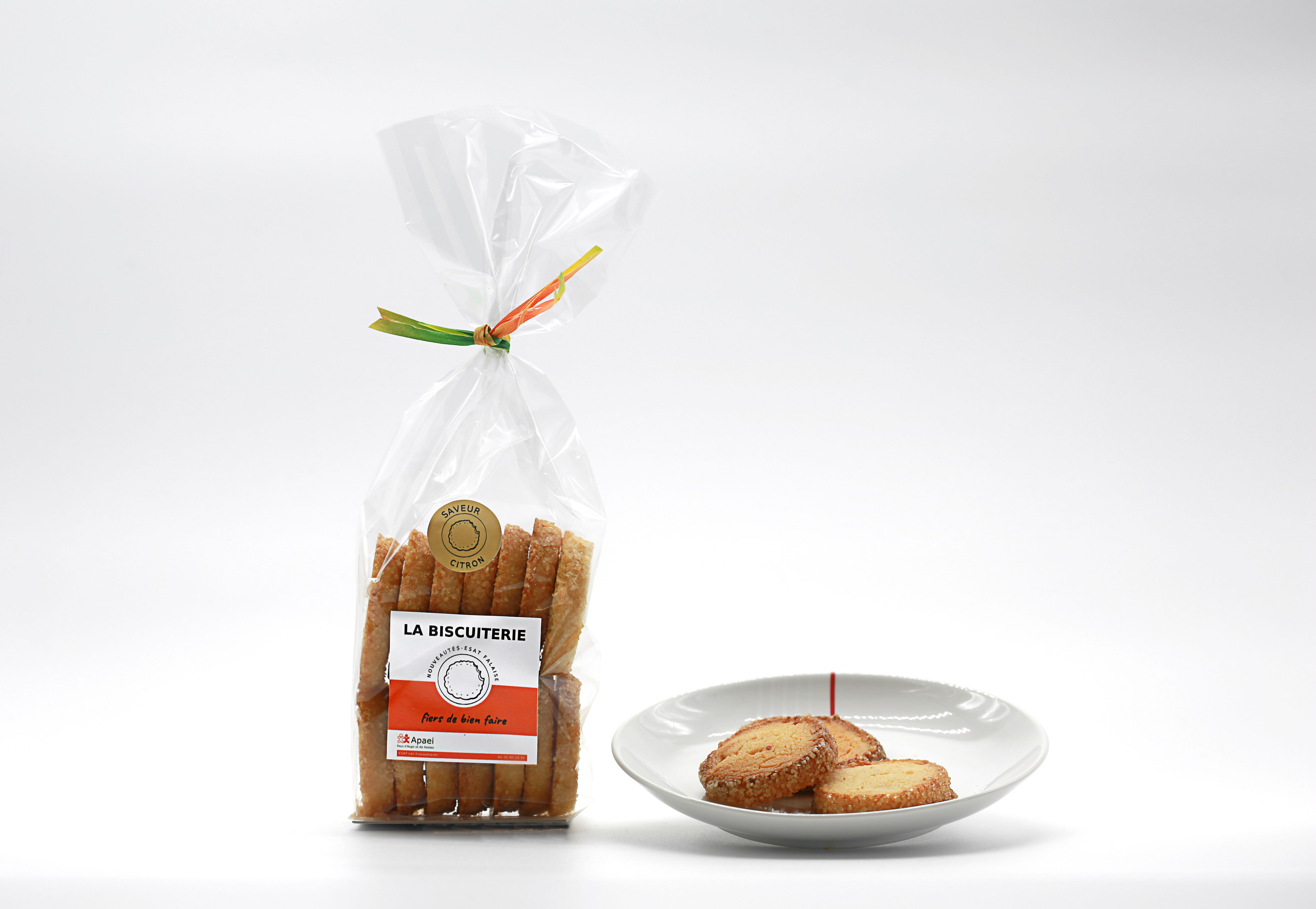 Biscuits diamants citron jaune