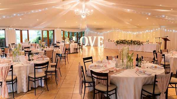 Beautiful wedding setup at The Secret Garden