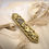 Thumbnail: Pewter and Crystal Deluxe Mezuzah Case - 5.75 in