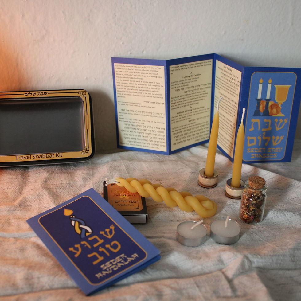 Thumbnail: Family Size Shabbat & Havdalah Travel Kit