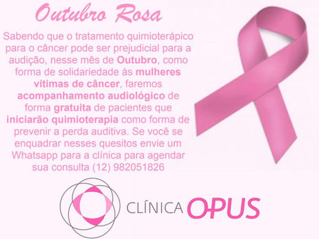 Outubro Rosa - NÓS APOIAMOS ESSA CAUSA!