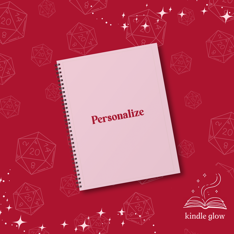 Miniatura: Diário de Campanha | Diário do Jogador — RPG | Kindle Glow