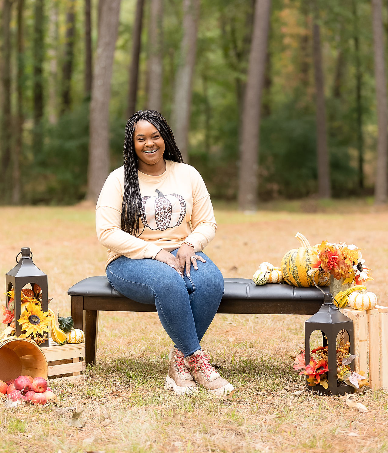 Sheena Alexander sasy shutters photography fall mom adult woman photo