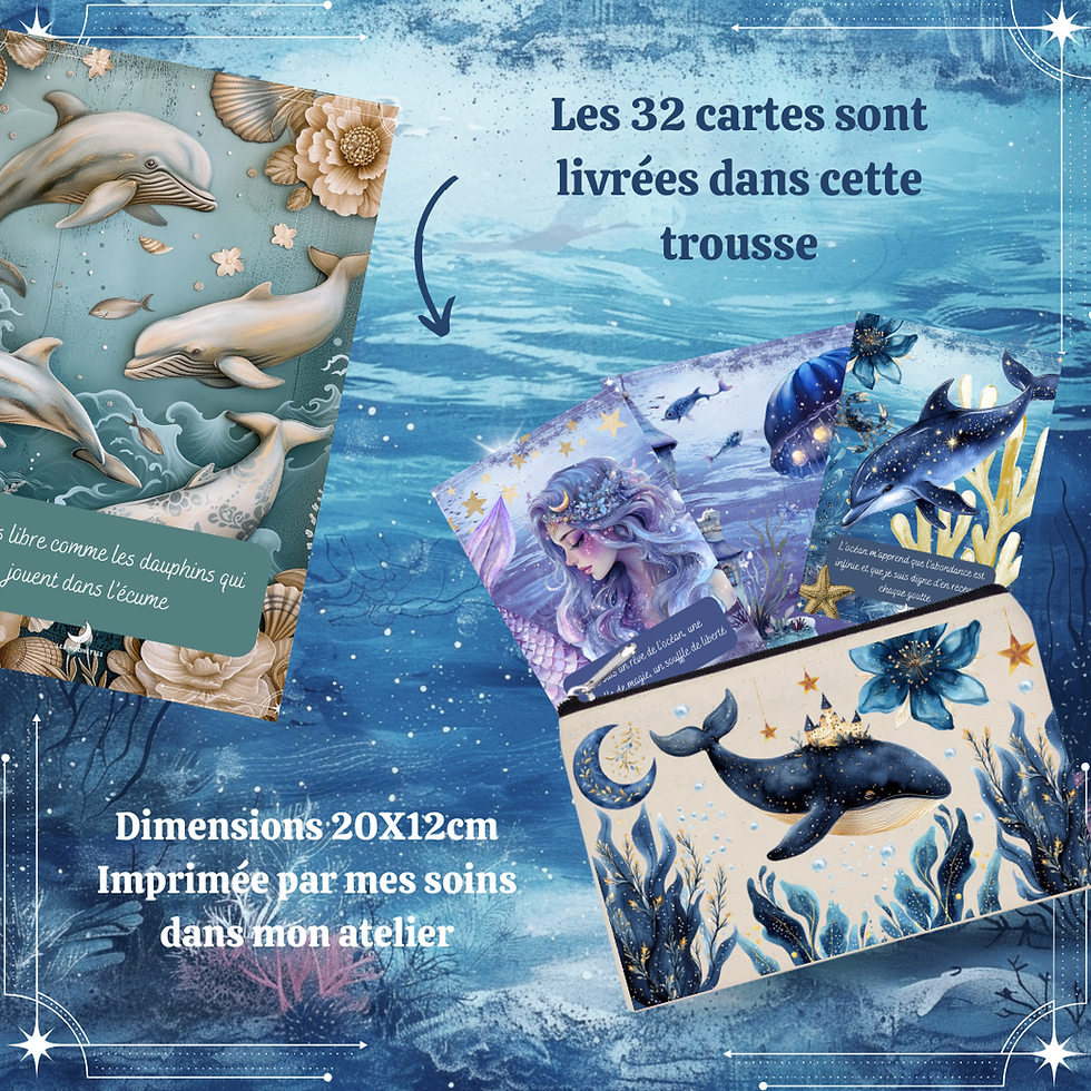 Miniature : 32 Cartes affirmations positives Les Trésors de l'Océan