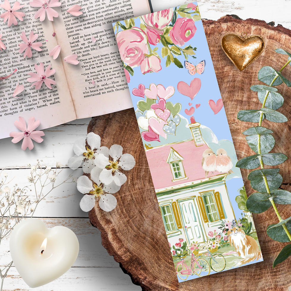 Miniature : Marque-Pages Les Rêveries du Cottage fleuri