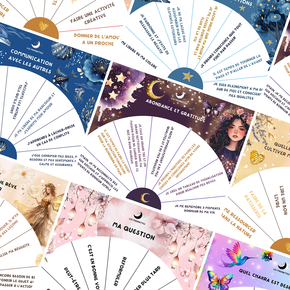 Miniature : 8 cadrans pendule - Planche radiesthésie