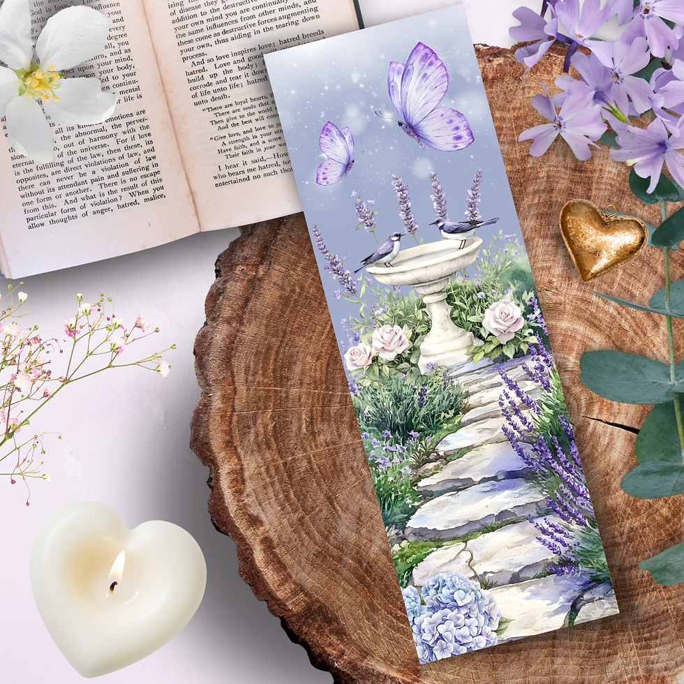 Marque-Pages pour livre L'heure bleue des fées