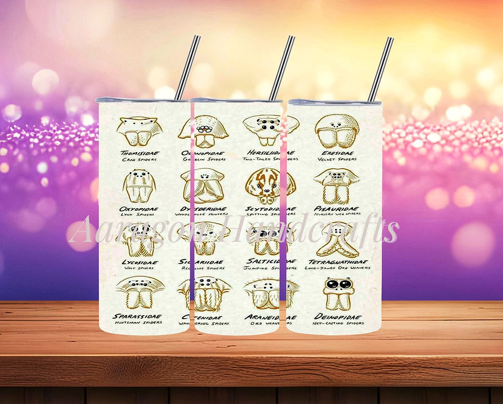 Tumbler Stainless Steel 20oz (Spiders)