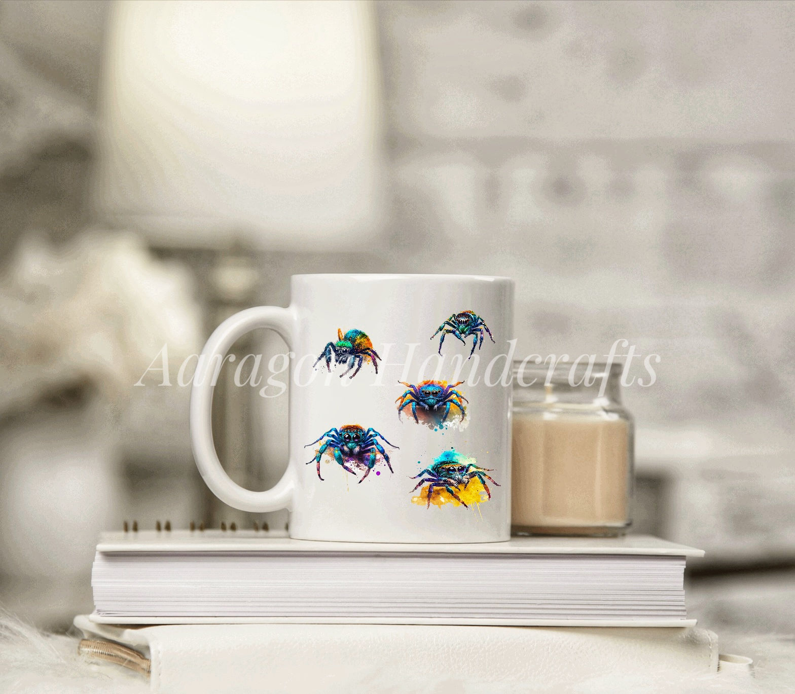 Jumping Spiders Mug