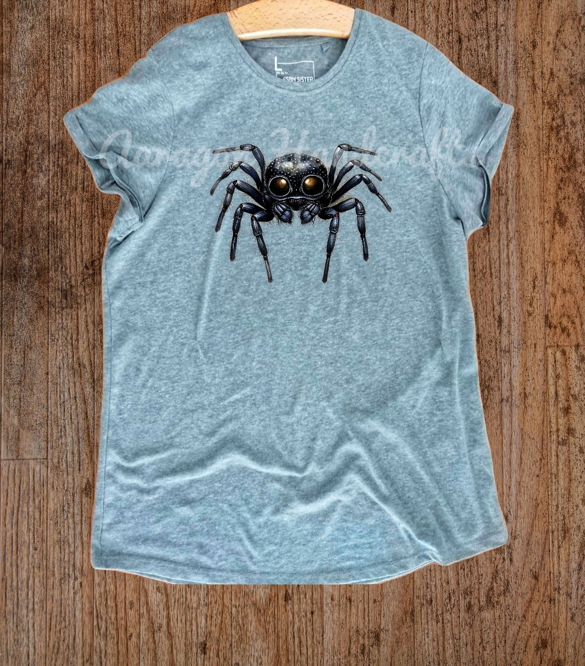 Jumping Spider T-shirt Grey