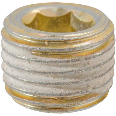 British Pipe Plugs 1/4"-20 Hex 7mm 10mm Socket Head With Sealant Qty 10