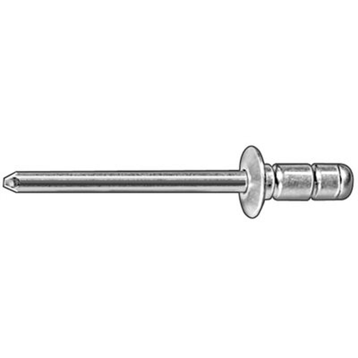 Auveco 19033 aluminum Multi-Grip blind rivets with large dome head