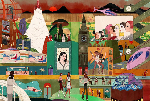 Isaac Spellman artwork. Art by Isaac Spellman. Hong Kong artist.