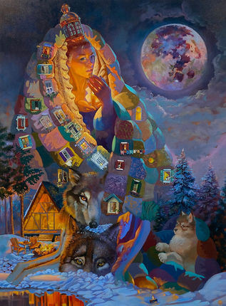 Evgenia Knyazeva artwork. Art by Evgenia Knyazeva. Hong Kong artist.