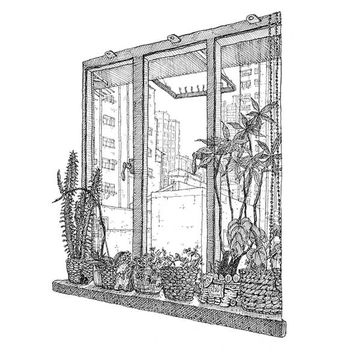 The Ink Trail - "North Point Window" - Signed Limited Edition of 25