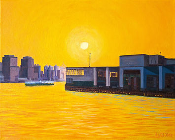 Hermia Wong - "I went to Victoria Harbour to catch the sunset #3"
