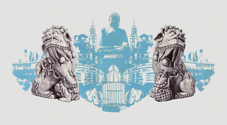 Pete Ross artwork. Art by Pete Ross. Hong Kong artist.