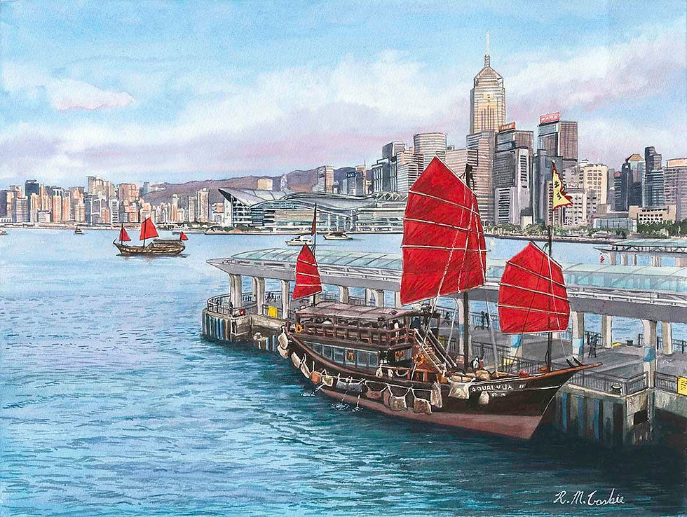 "Sails And The City" by Richard Crosbie
