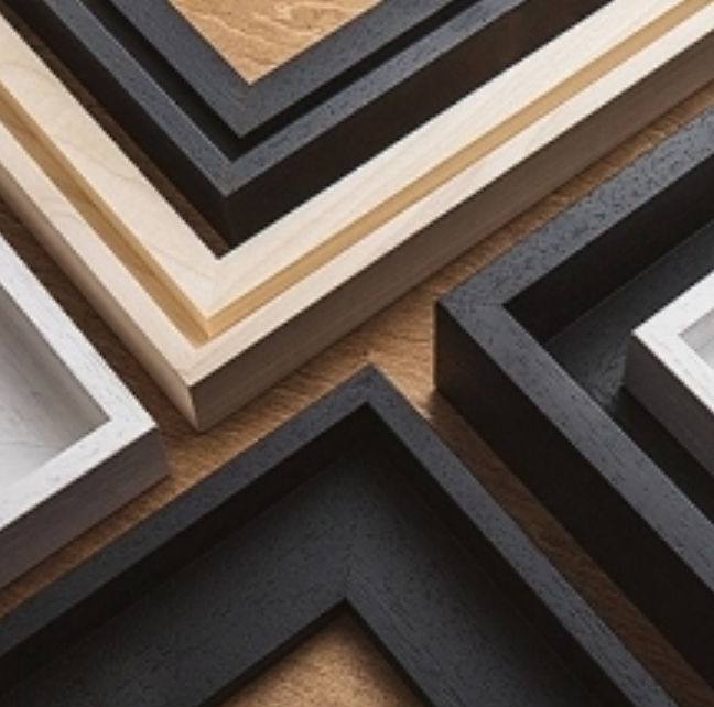 With almost an endless supply of framing possibilities, picking the right frame style can be a daunting process. A few things you can consider to make the process easier is the style, material and composition of the artwork itself and how the frame can help to elevate it. If the artwork is black and white you may wish to choose a black or white frame so as not to distract from the artwork itself. If the artwork has a accent colour you can try using the same colour for the frame to compliment it and help pull that colour out to the eye. For delicate or intricate works you may wish to choose a slim frame to compliment the aesthetic. For more ornate, vivid or loud works you can try a more dominant frame to maximise the impact of the artwork in the room. These are a few ideas that should help give you a brief understanding of what to think about when framing but if you find yourself still struggling you can talk to either the artist or your local framer about what the best solution may be.