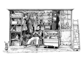 The Ink Trail - "North Point Business" - Limited Edition Print