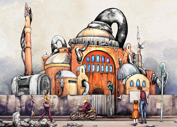 Dilara Polat artwork. Art by Dilara Polat. Hong Kong artist.