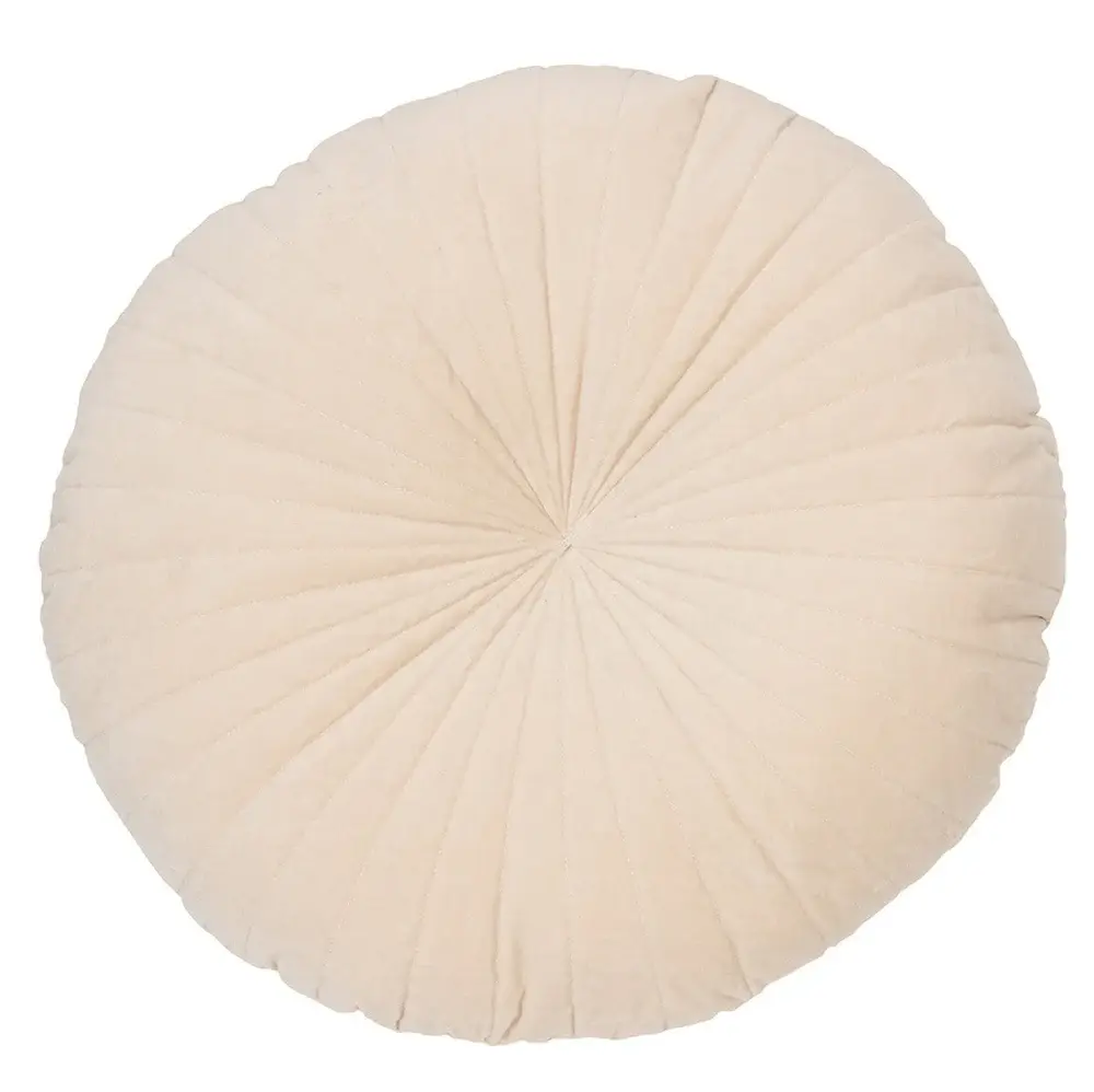 Velvet Cream Decorative Pillow