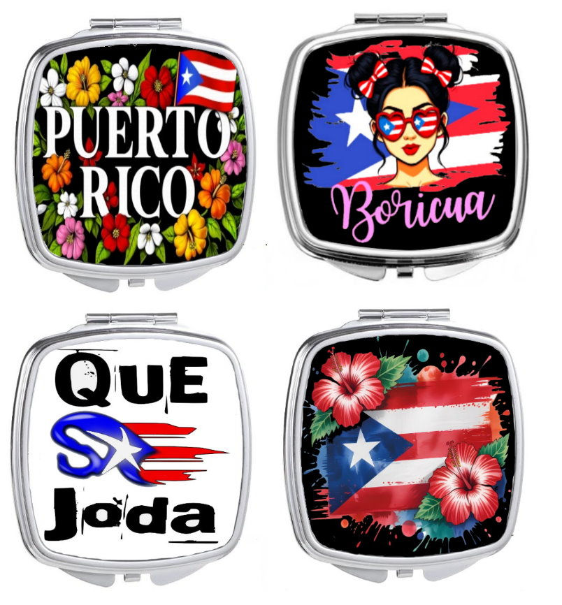 Puerto Rico Make-Up Mirror