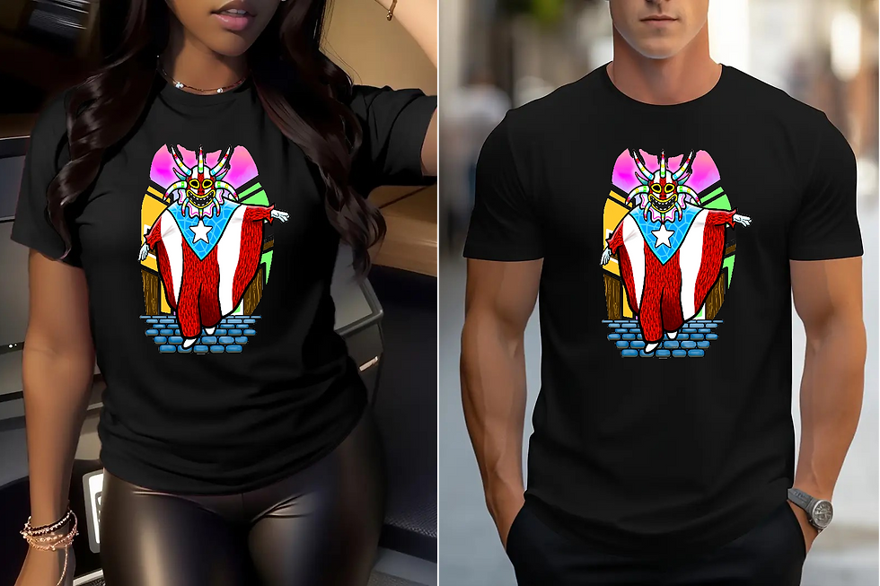 Vejigante & PR Flag T-Shirt