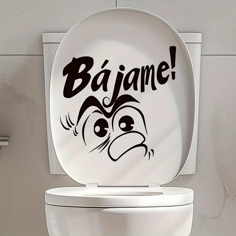 Thumbnail: Funny Face Toilet Stickers Home Decoration