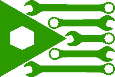 Thumbnail: Puerto Rico Mecanic Flag Vinyl Sticker