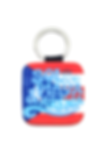 Puerto Rico Leather keychain