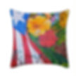 Puerto Rico Flag & Amapola Pillow Cover