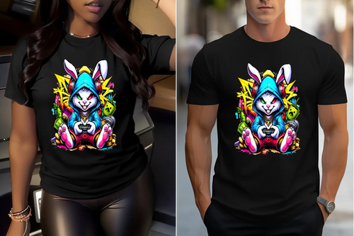 Gamer Rabbit Unisex T-Shirt | PR Souvenirs