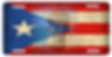 Puerto Rico Flag & Garita License Plate
