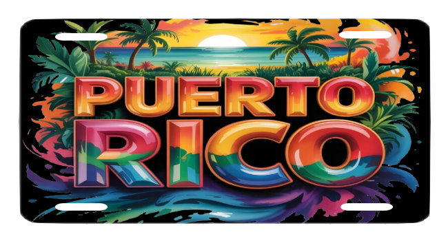 Puerto Rico License Plate