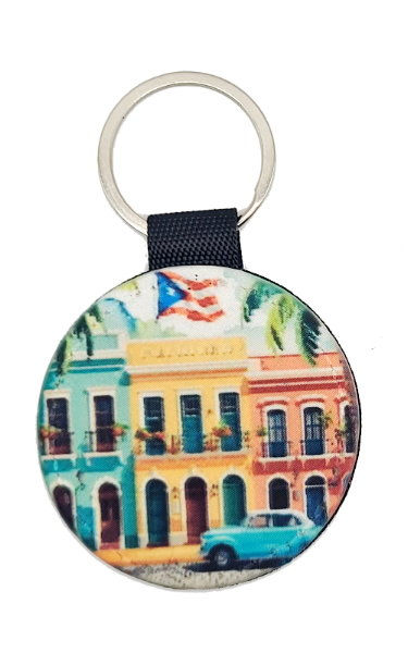 Thumbnail: Puerto Rico Leather keychain