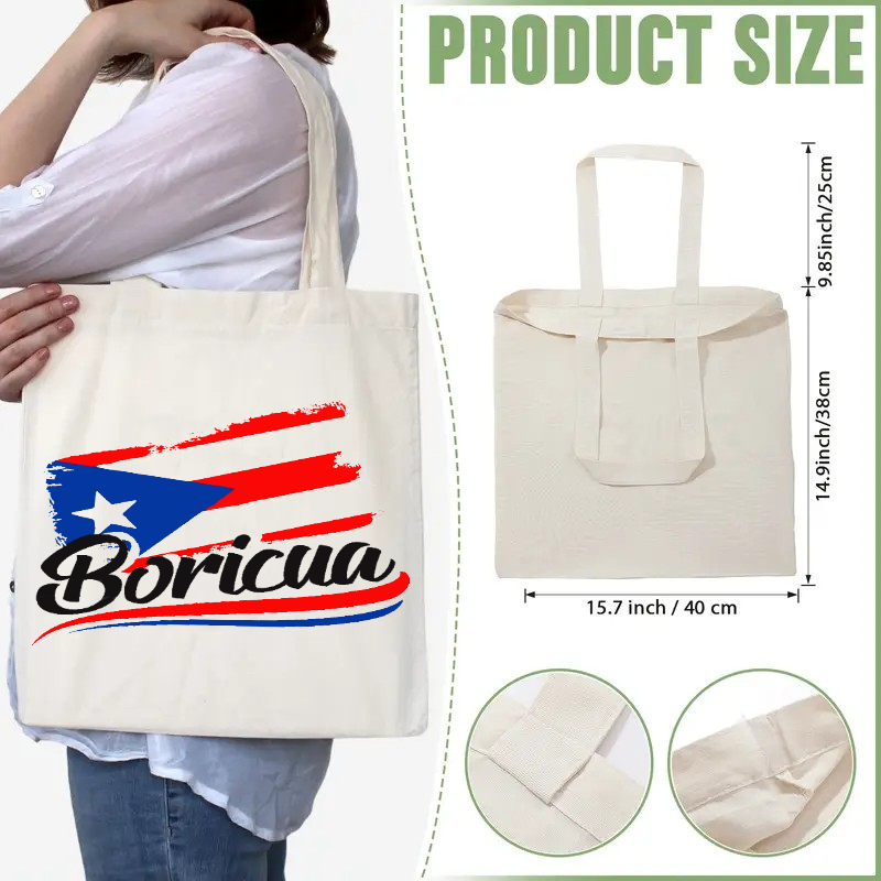 Thumbnail: Puerto Rico Canva Tote Bag