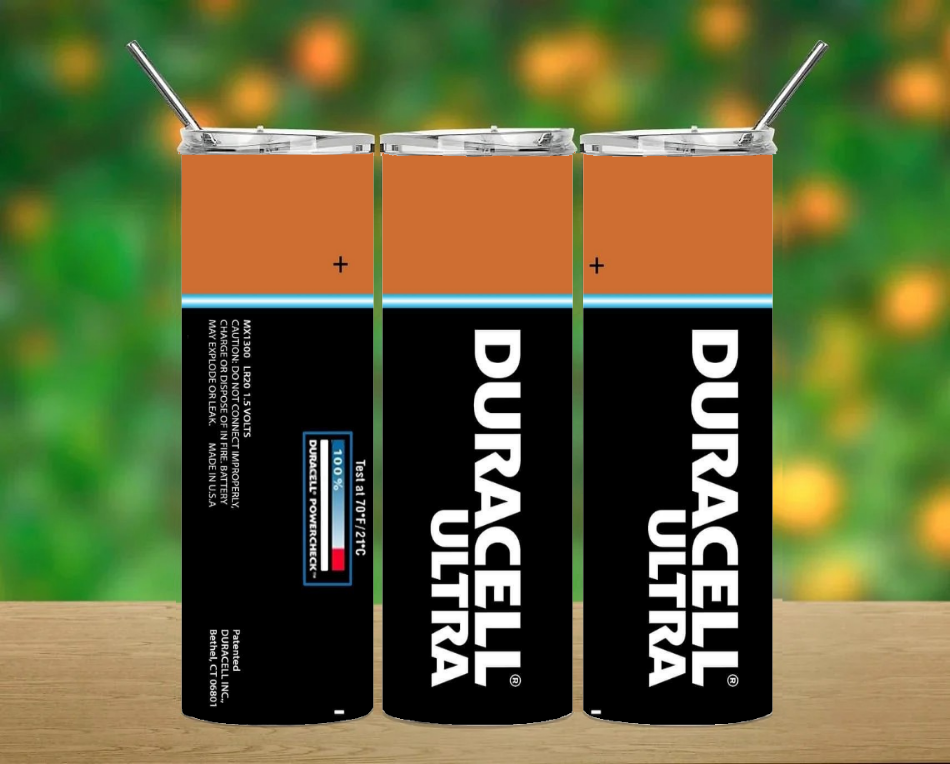 Duracell Ultra Tumbler Cups W/ Lid, Individually Box