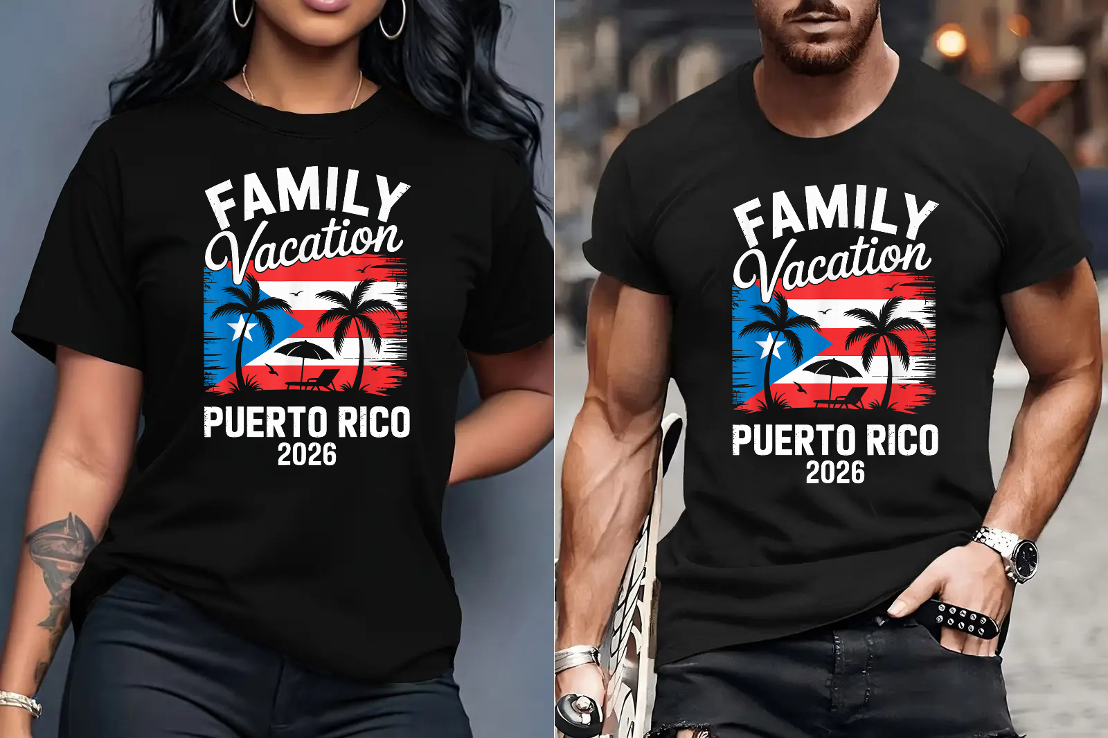 Family Vacation Puerto Rico 2026 Unisex T-Shirt
