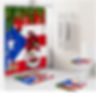 Christmas Shower Curtain Bathroom Set W/ Puerto Rico Flag