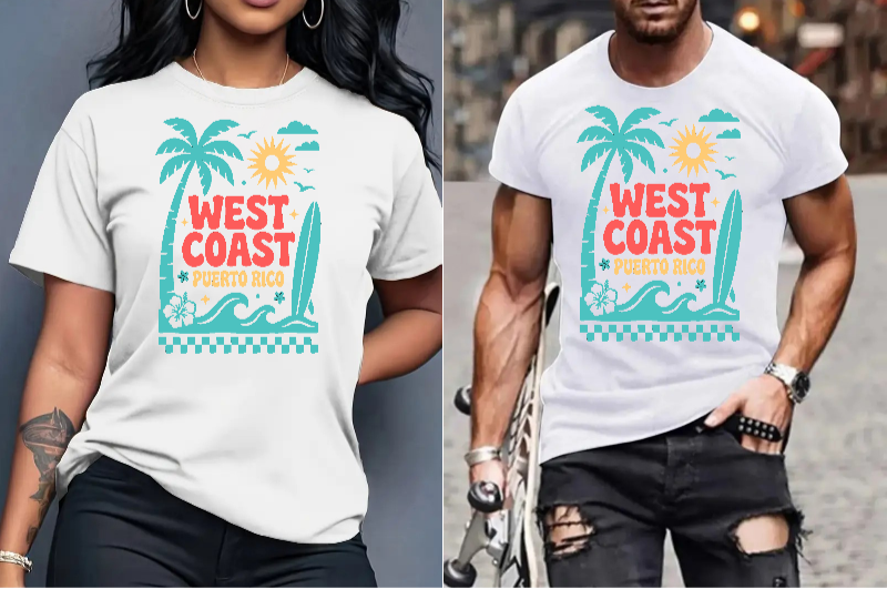 West Coast Puerto Rico Unisex T-Shirt