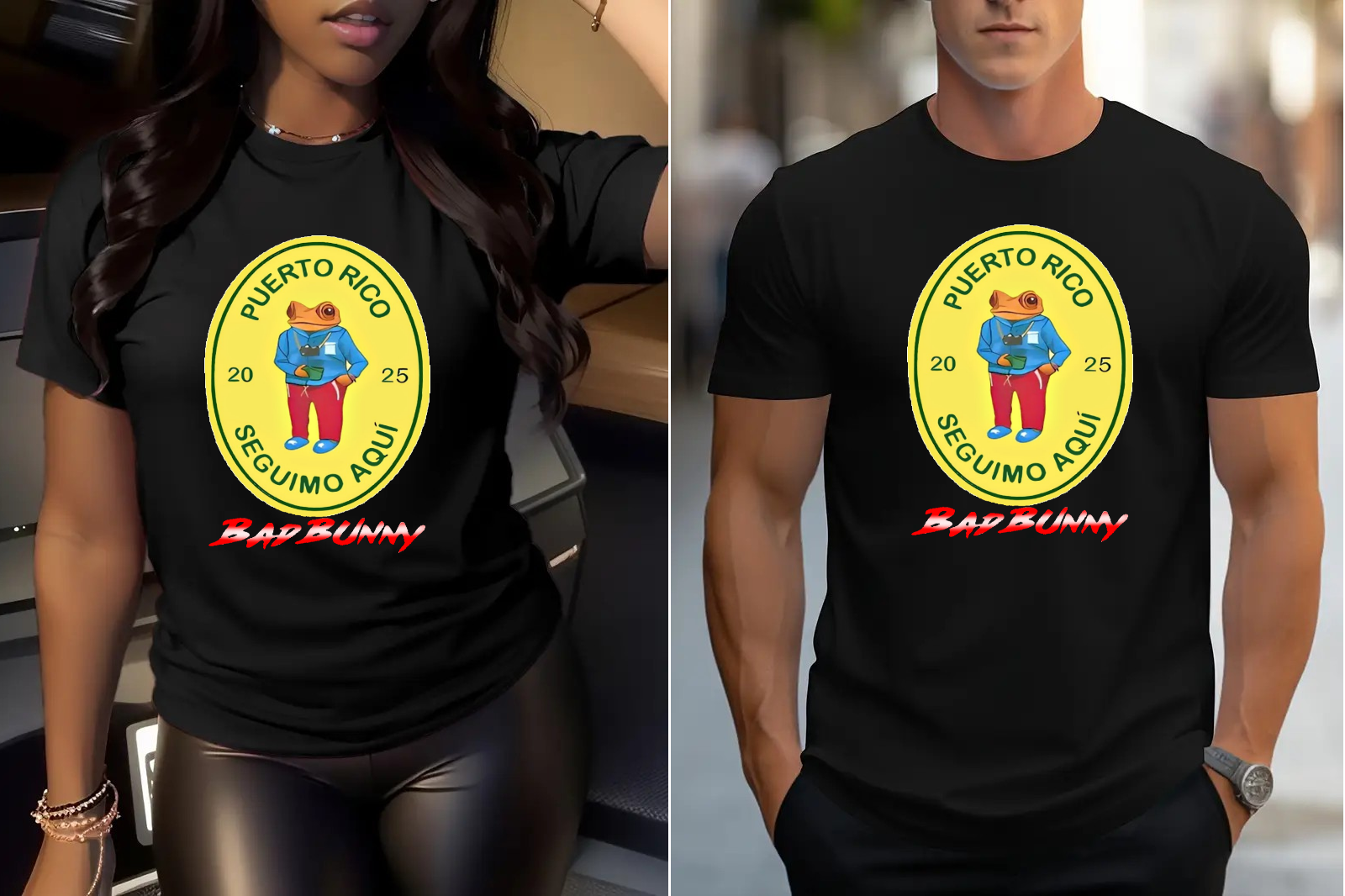 Bad Bunny Seguimos Aqui Unisex T-Shirt