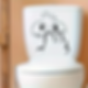 Thumbnail: Funny Face Toilet Stickers Home Decoration