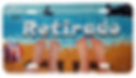 Puerto Rico Flag & Retirado License Plate