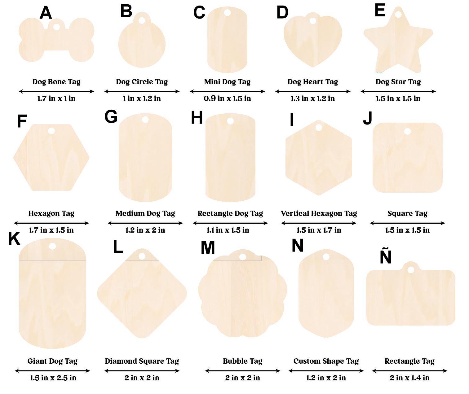 Dog Tag Wood Crafts