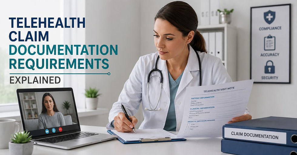 Telehealth Claim Documentation Requirements Explained