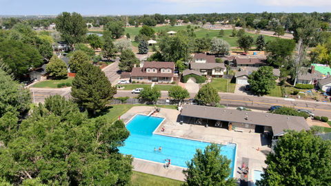Aerial view of facility 